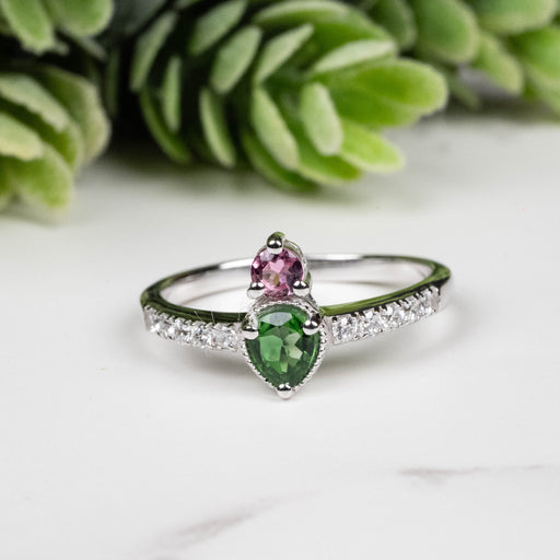 Tourmaline Ring 3.5mm-4.5mm Size 6 - InnerVision Crystals