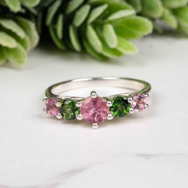 Tourmaline Ring 3.5mm-5mm Size 7
