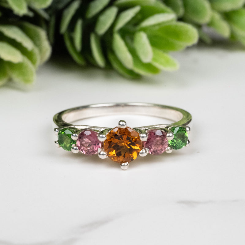 Tourmaline Ring 3.5mm-5mm Size 7