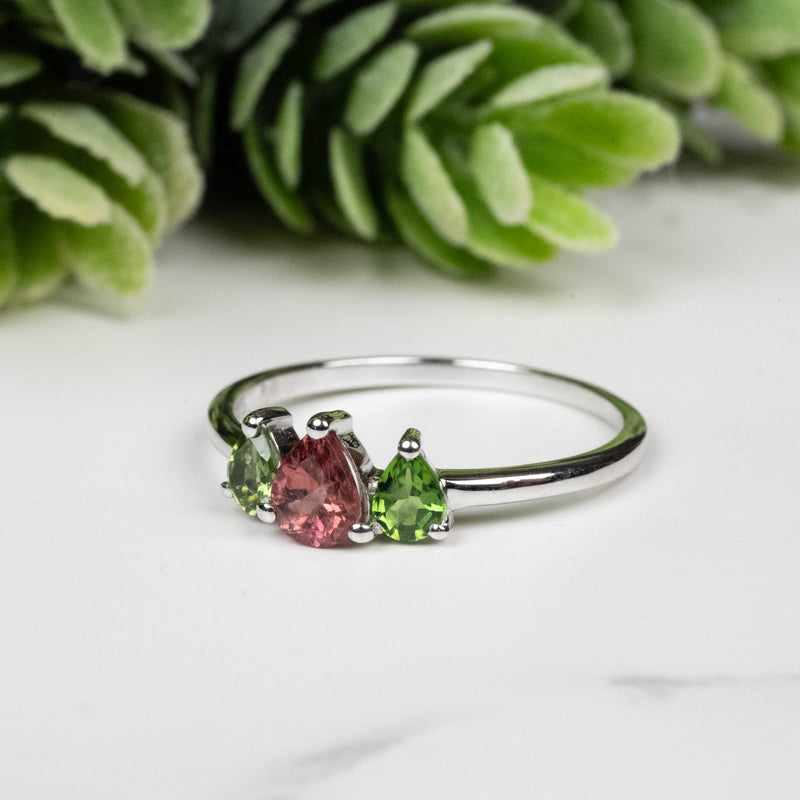Tourmaline Ring 3.5mm-5mm Size 7