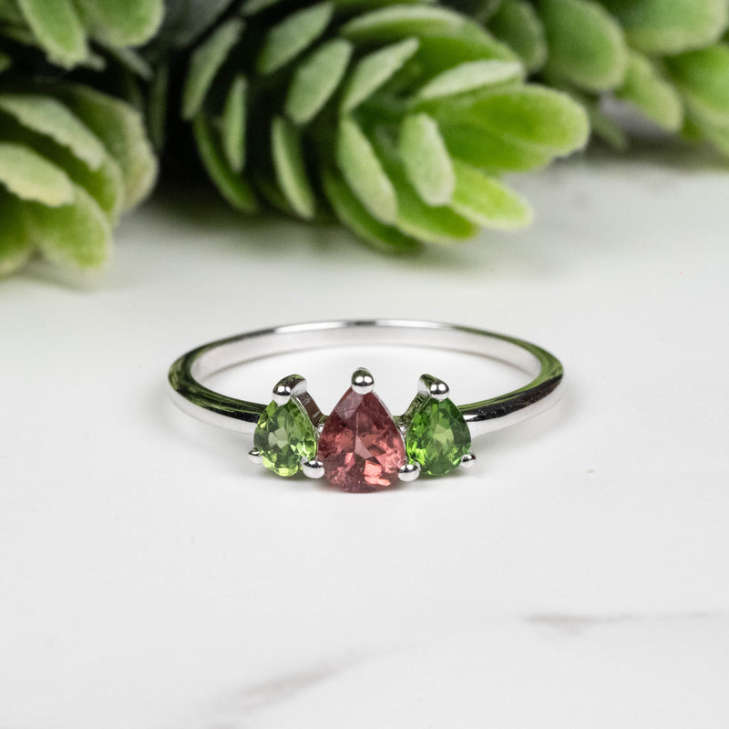 Tourmaline Ring 3.5mm-5mm Size 7