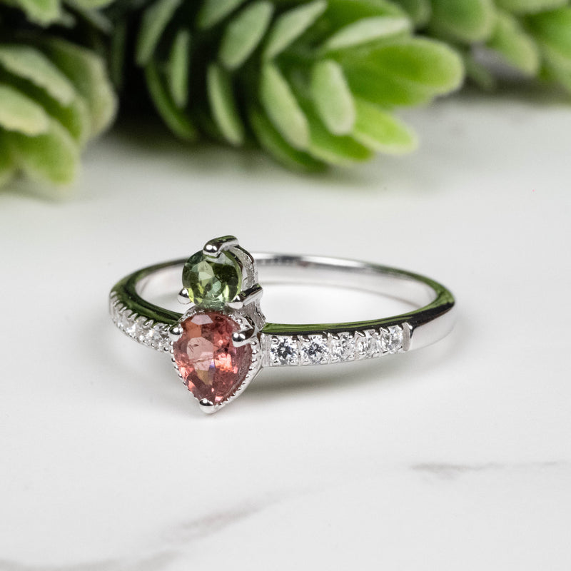 Tourmaline Ring 3.5mm-4.5mm Size 7