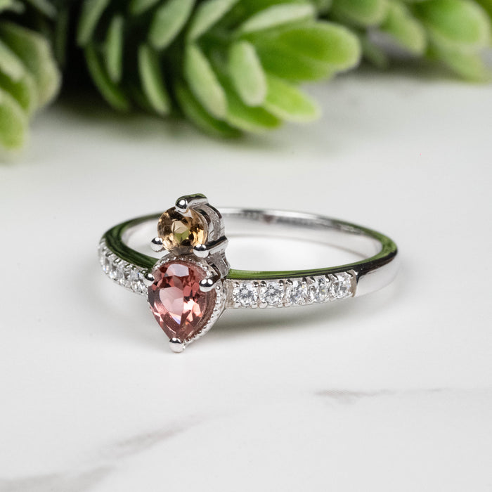 Tourmaline Ring 3.5mm-4.5mm Size 7