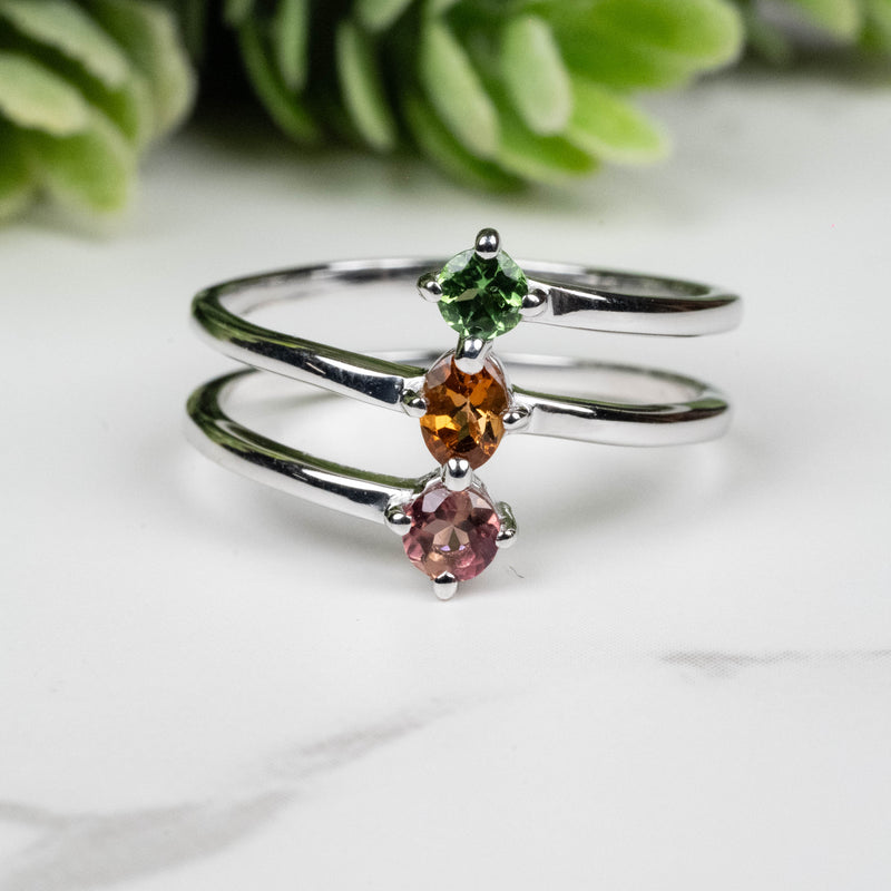 Tourmaline Ring 2.5mm-4mm Size 7