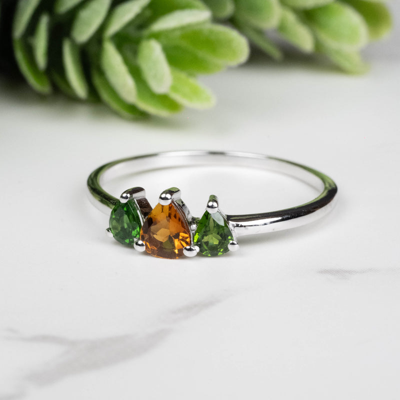 Tourmaline Ring 3mm-4.5mm Size 9