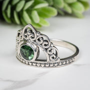 Tourmaline Ring 5mm Size 9 - InnerVision Crystals