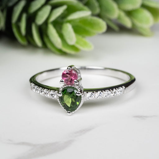 Tourmaline Ring 3mm-4.5mm Size 10 - InnerVision Crystals