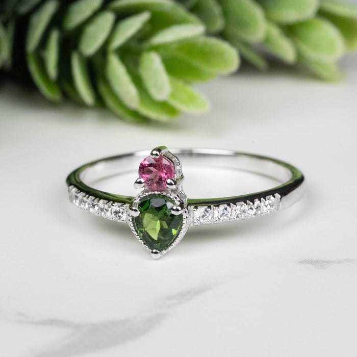 Tourmaline Ring 3mm-4.5mm Size 10