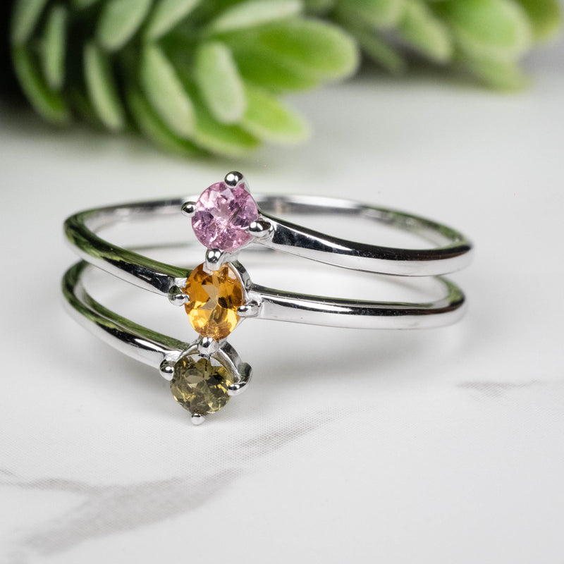 Tourmaline Ring 3mm Size 10