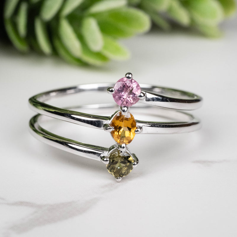 Tourmaline Ring 3mm Size 10