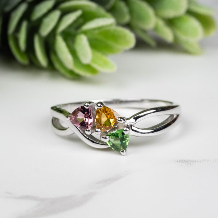 Tourmaline Ring 3mm Size 7