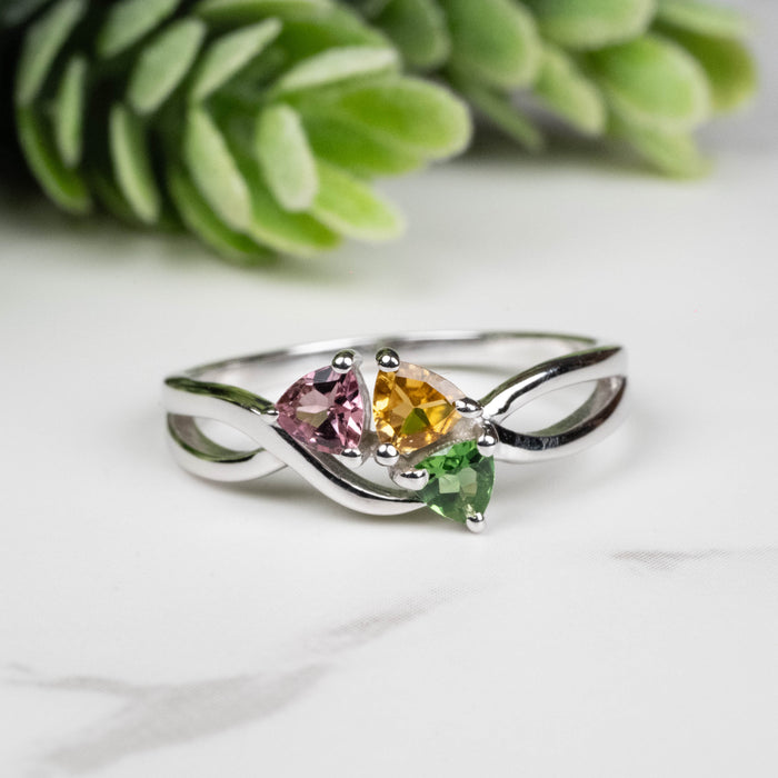 Tourmaline Ring 3mm Size 7