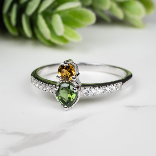 Tourmaline Ring 3mm-4.5mm Size 8 - InnerVision Crystals