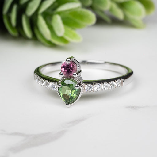 Tourmaline Ring 3mm-4.5mm Size 8 - InnerVision Crystals