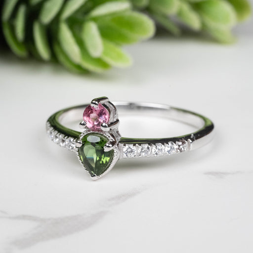 Tourmaline Ring 3mm-4.5mm Size 8 - InnerVision Crystals
