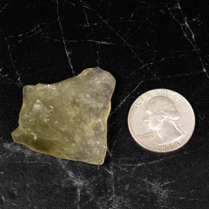 Libyan Desert Glass 18.06 g 35x33x20mm