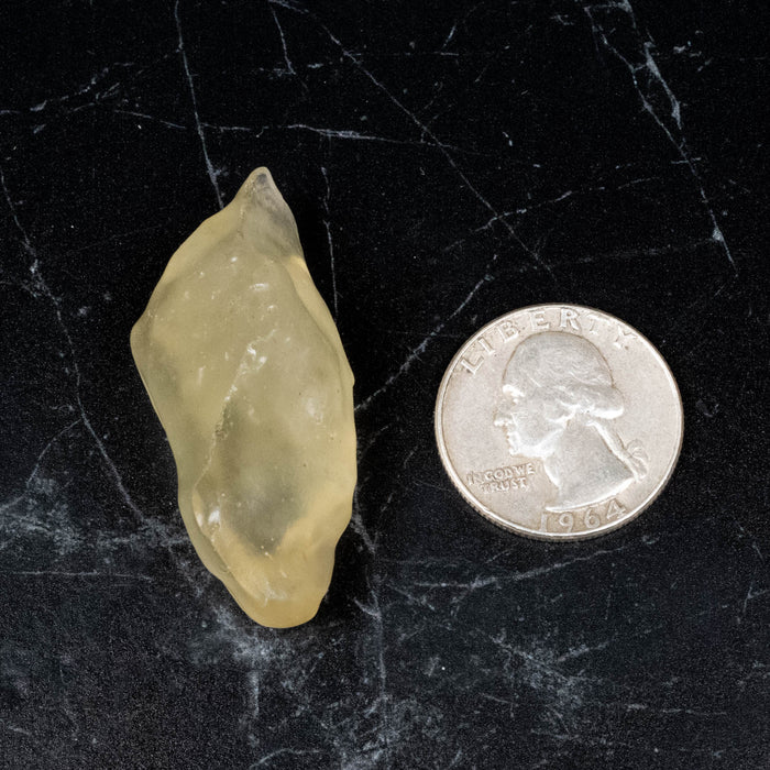 Libyan Desert Glass 15.27 g 44x22x19mm