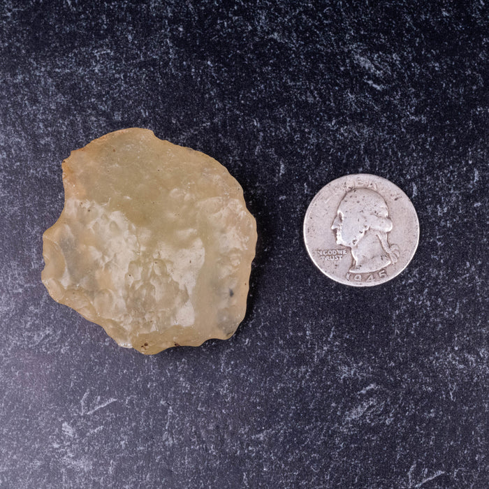 Libyan Desert Glass 40.76 g 48x24x22mm