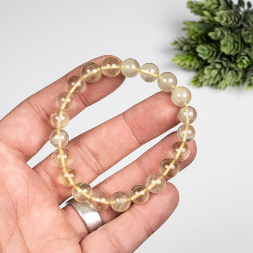 Libyan Desert Glass Bead Bracelet 19.31 g 9mm - InnerVision Crystals