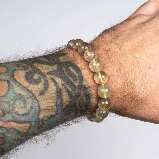 Libyan Desert Glass Bead Bracelet 29.10 g 11mm - InnerVision Crystals