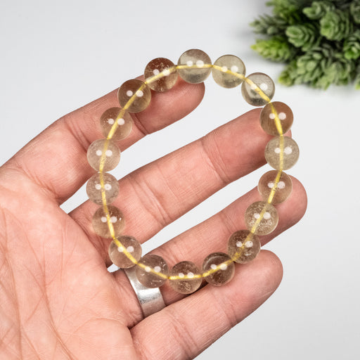 Libyan Desert Glass Bead Bracelet 29.10 g 11mm - InnerVision Crystals