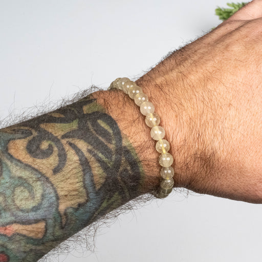 Libyan Desert Glass Bead Bracelet 11.88 g 7mm - InnerVision Crystals