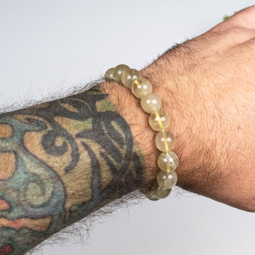 Libyan Desert Glass Bead Bracelet 29.12 g 11mm - InnerVision Crystals