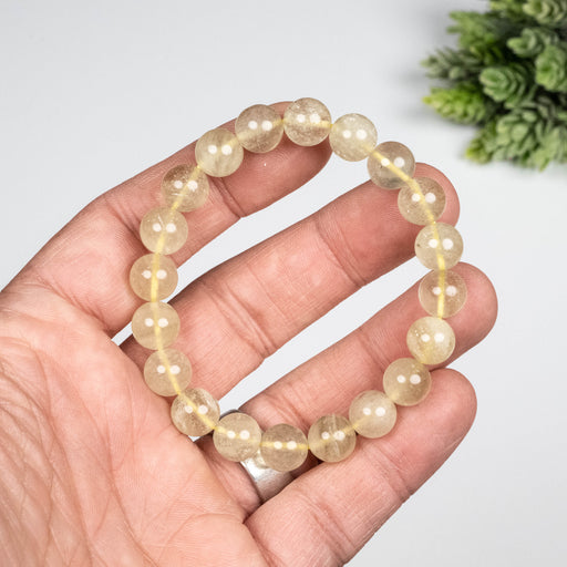 Libyan Desert Glass Bead Bracelet 21.11 g 9mm - InnerVision Crystals