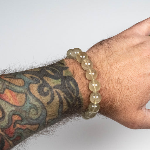 Libyan Desert Glass Bead Bracelet 41.63 g 13mm - InnerVision Crystals