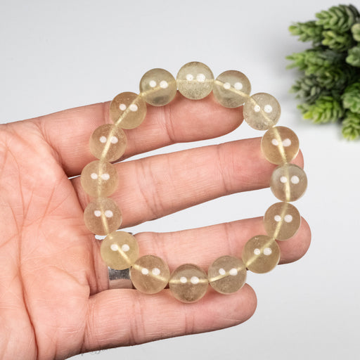 Libyan Desert Glass Bead Bracelet 41.63 g 13mm - InnerVision Crystals