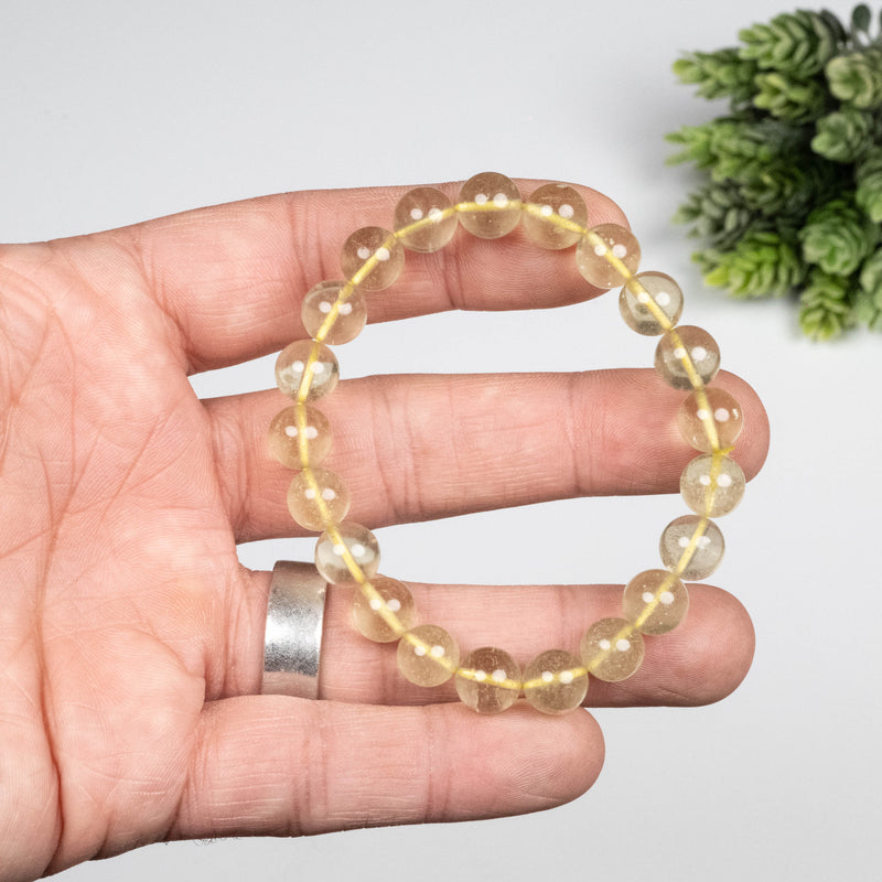 Libyan Desert Glass Bead Bracelet 19.15 g 9mm