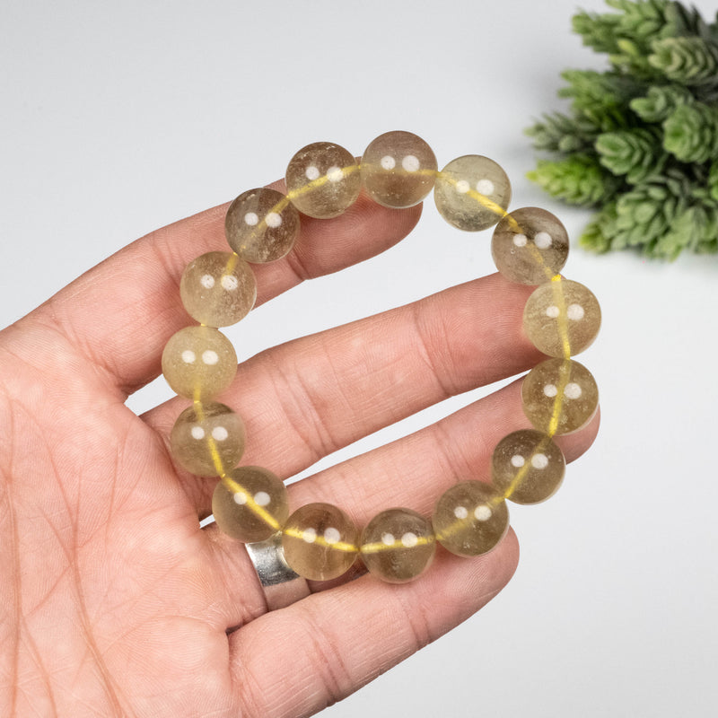 Libyan Desert Glass Bead Bracelet 43.84 g 13mm