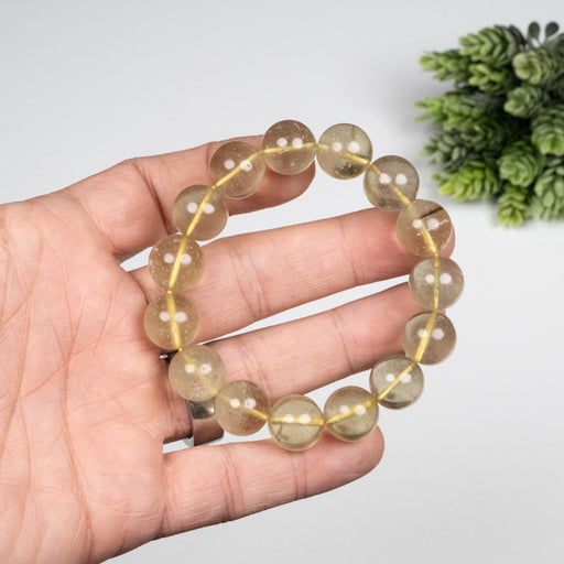 Libyan Desert Glass Bead Bracelet 45.43 g 13mm - InnerVision Crystals
