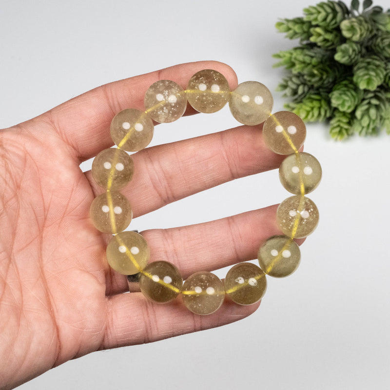 Libyan Desert Glass Bead Bracelet 62.83 g 15mm