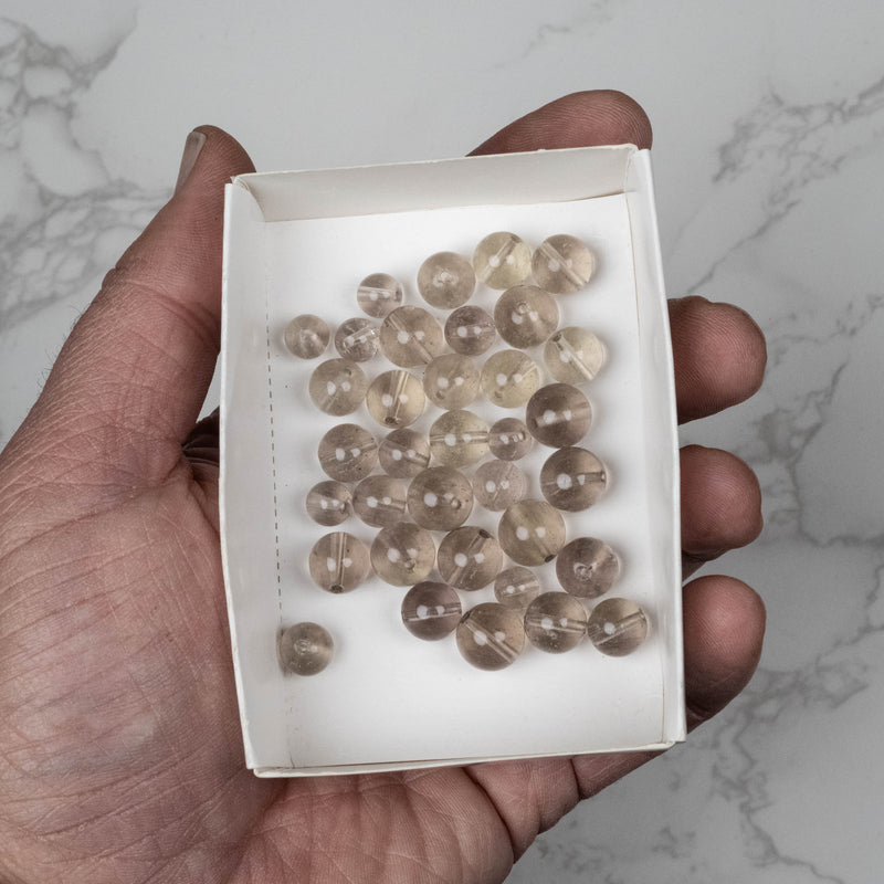 Libyan Desert Glass Beads 7-10mm | 30 gram Wholesale Lot