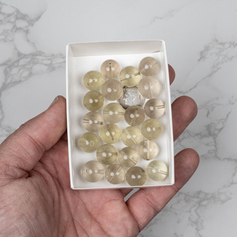 Libyan Desert Glass Beads 13mm | 60 gram Wholesale Lot