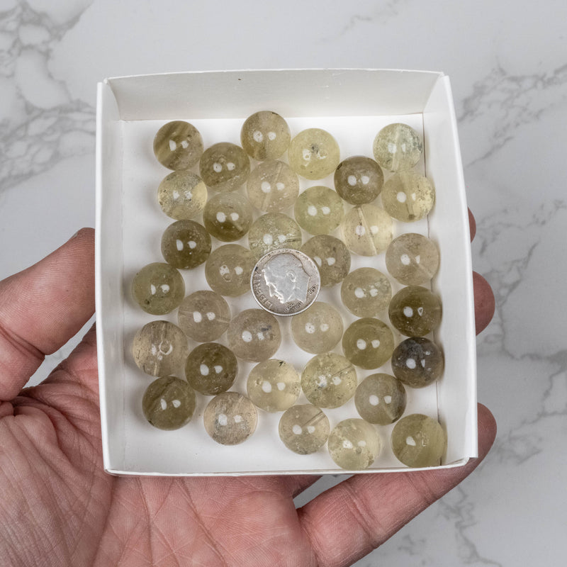 Libyan Desert Glass Beads 13mm | 100 gram Wholesale Lot