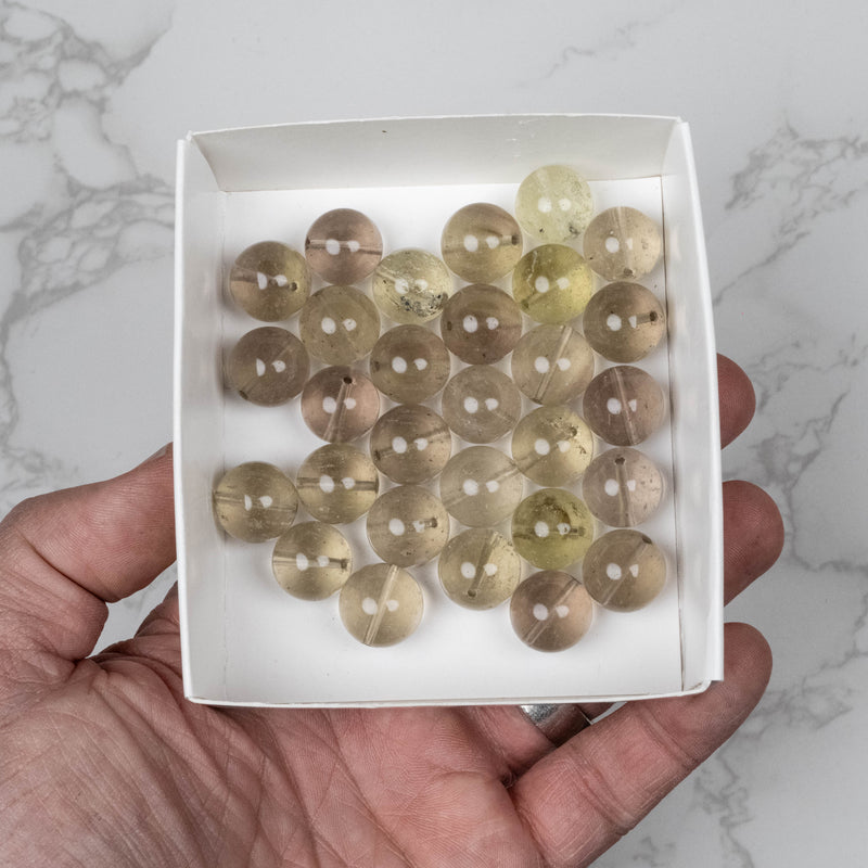 Libyan Desert Glass Beads 14mm | 100 gram Wholesale Lot