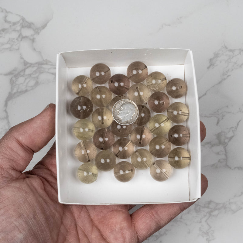 Libyan Desert Glass Beads 14mm | 100 gram Wholesale Lot