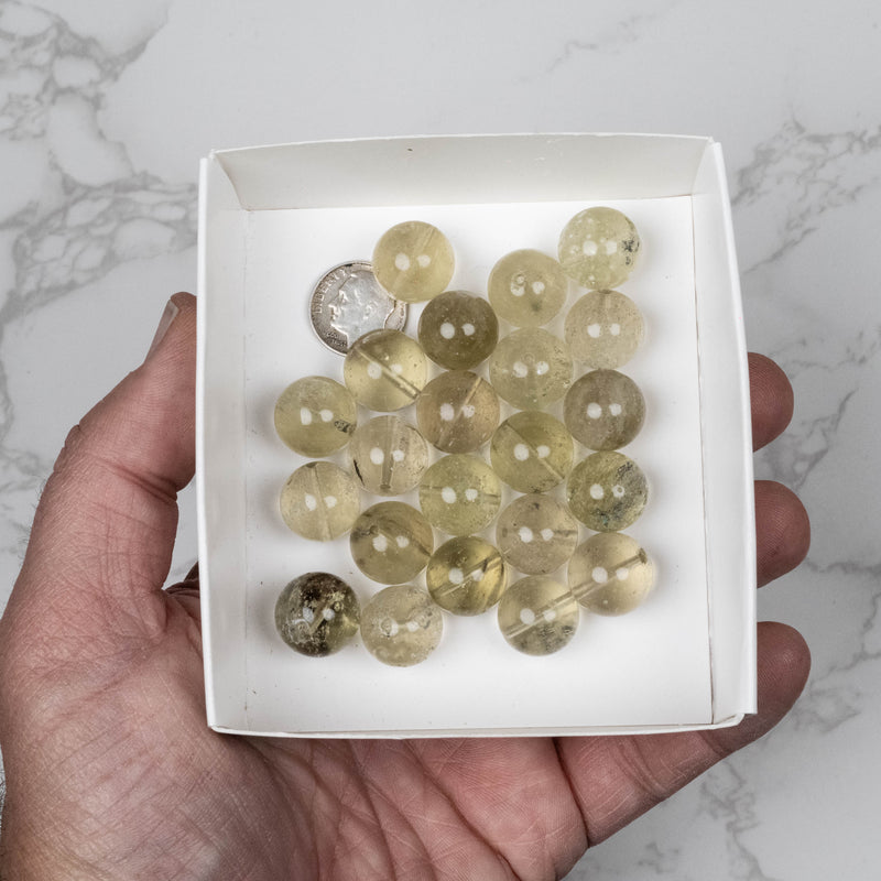 Libyan Desert Glass Beads 14mm | 74 gram Wholesale Lot
