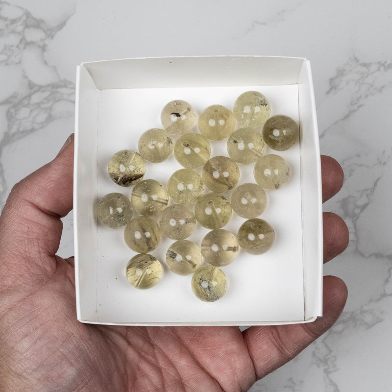 Libyan Desert Glass Beads 14mm | 74 gram Wholesale Lot