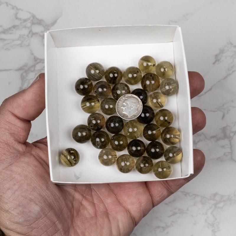 Libyan Desert Glass Beads 12mm | 73 gram Wholesale Lot
