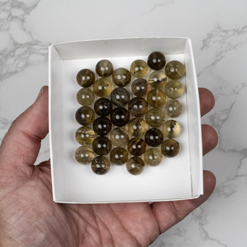Libyan Desert Glass Beads 12mm | 73 gram Wholesale Lot