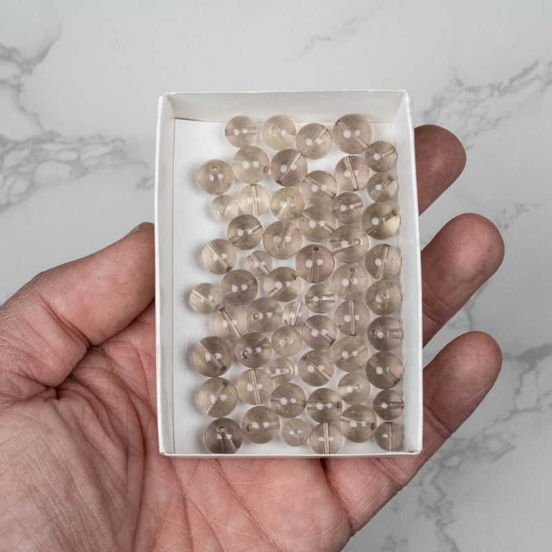 Libyan Desert Glass Beads 7-10mm | 45 gram Wholesale Lot