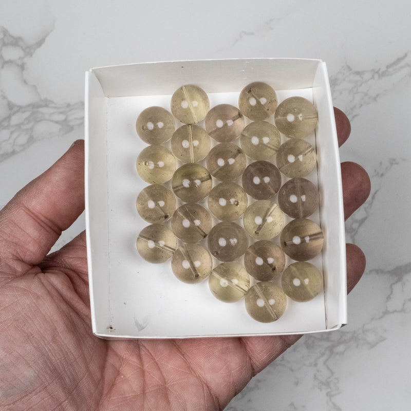 Libyan Desert Glass Beads 15mm | 100 gram Wholesale Lot