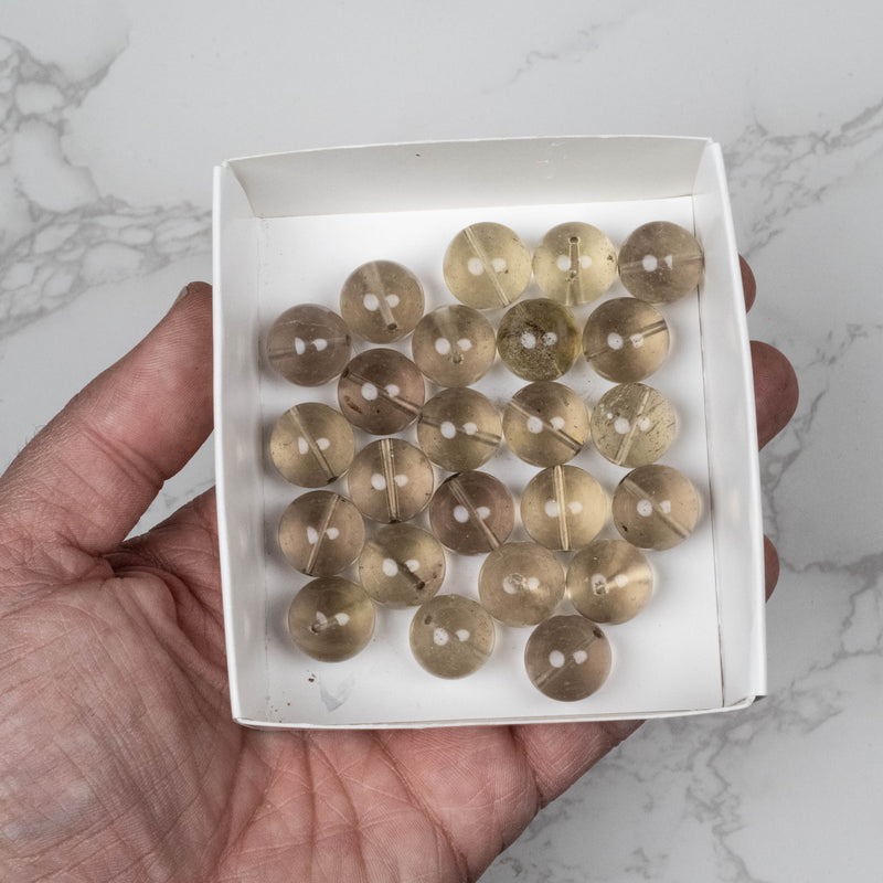 Libyan Desert Glass Beads 15mm | 100 gram Wholesale Lot