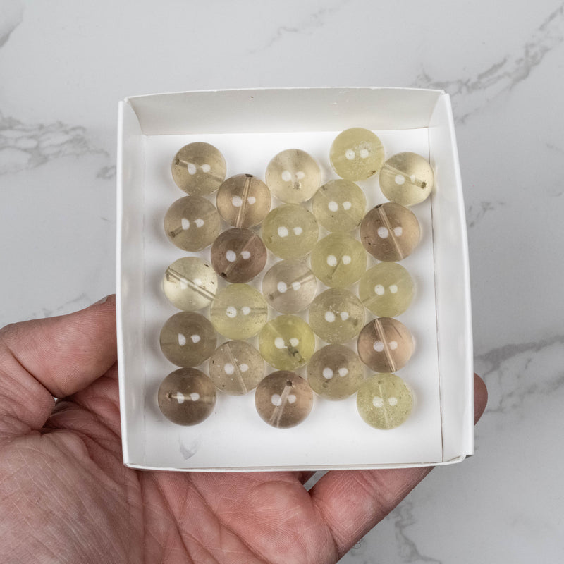 Libyan Desert Glass Beads 15mm | 100 gram Wholesale Lot