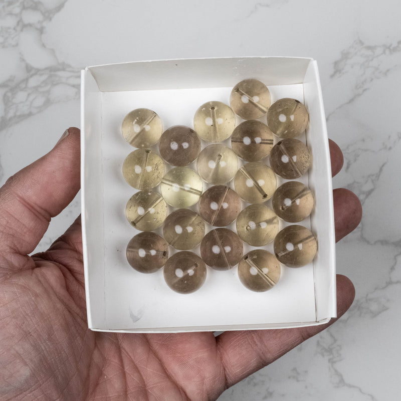 Libyan Desert Glass Beads 16mm | 100 gram Wholesale Lot