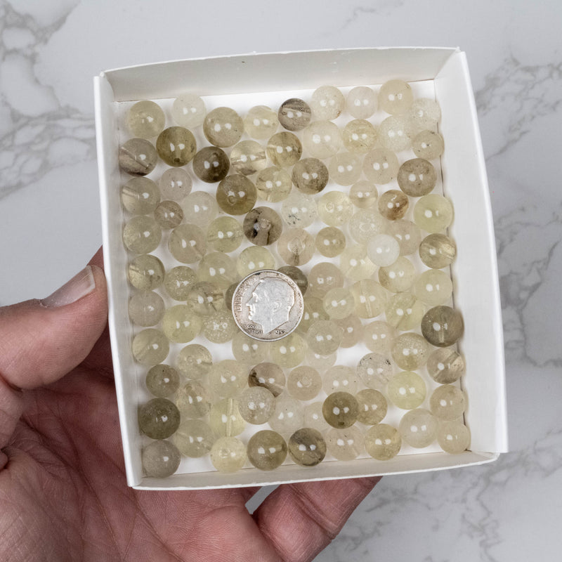 Libyan Desert Glass Beads 7-10mm | 83 gram Wholesale Lot