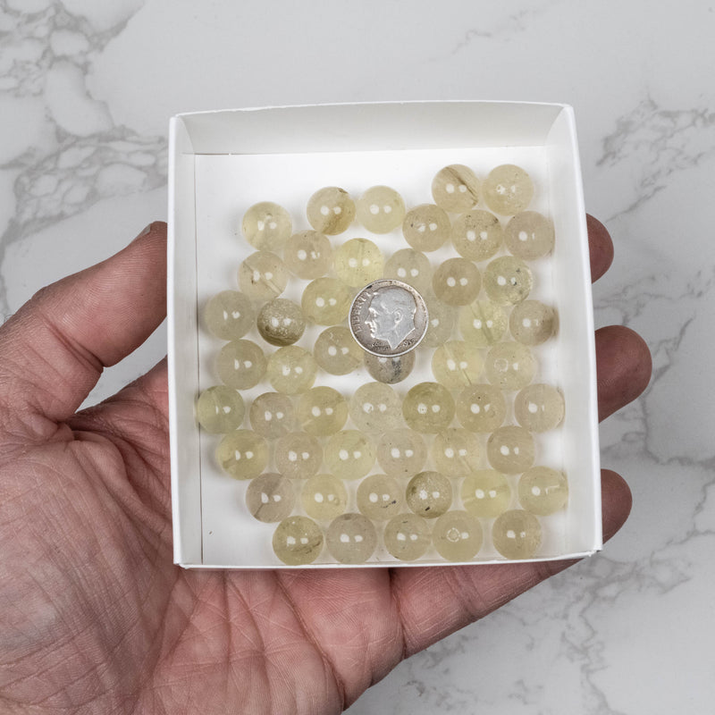 Libyan Desert Glass Beads 10-11mm | 80 gram Wholesale Lot